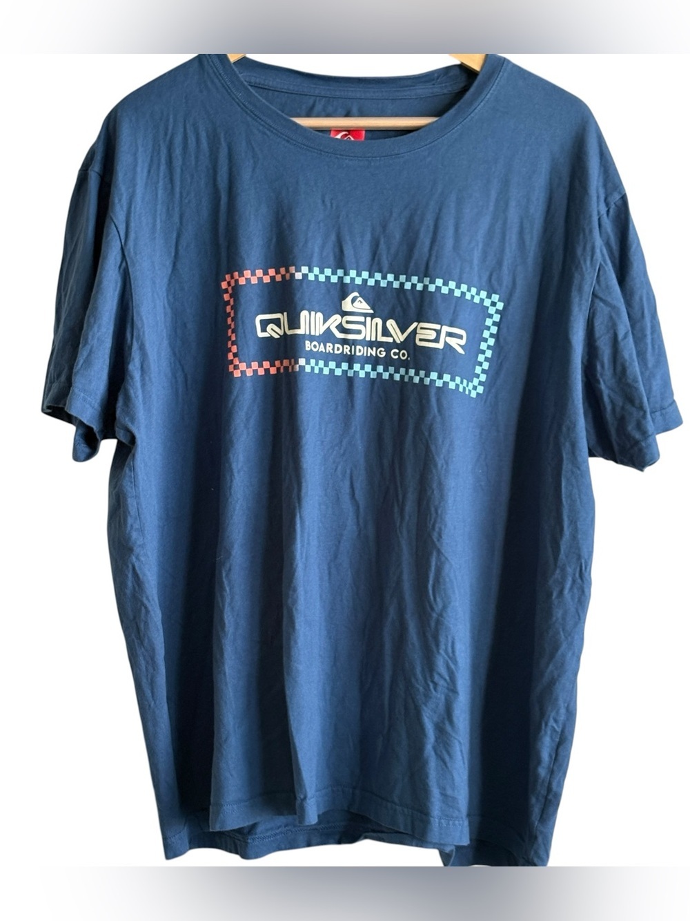 Quiksilver Mens Tee Shirt Size XXL Blue Beach Vacation